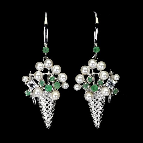 925 argent sterling boucles - 925,