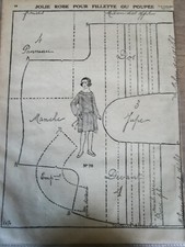 PATRON ORIGINAL POUR LA POUPEE