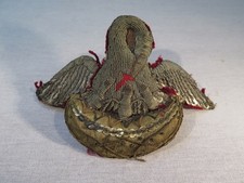 ANCIENNE BRODERIE FILS OR ET