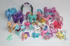 Lot vintage de 19 figurines My Little Pony - Mon Petit Poney : Hasbro & Bootlegs