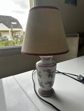 lampe de chevet ancienne Porcelaine Motif Floral