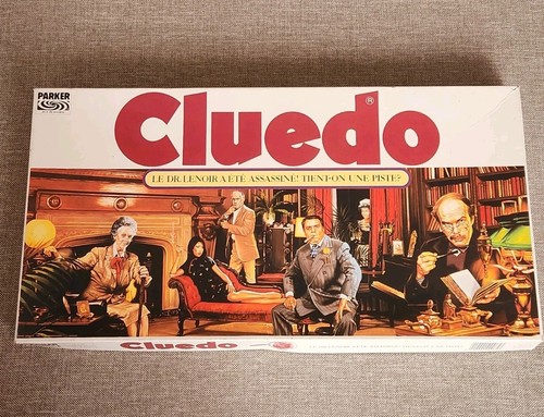 Cluedo parker 1987 jeu - cluedo, de