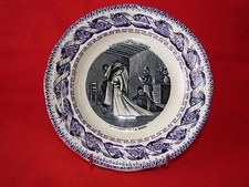 Ancienne assiette dessert - ancienne,