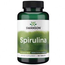 Swanson spiruline 500mg 180 - swanson,, spiruline,