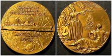 Médaille bronze boite "