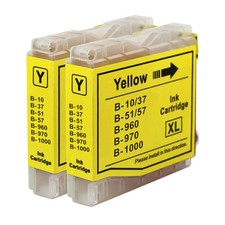 2 Jaune Cartouches d'encre