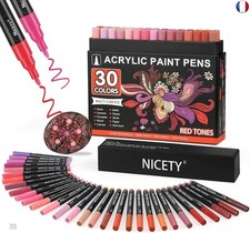 NICETY 30Pcs Feutre Acrylique