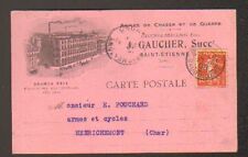 SAINT-ETIENNE (42) ARMES / SERVICE de REPARATION "J. GAUCHER Succ." en 1908
