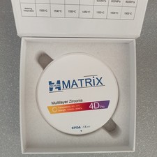 Bloc de disque en zircone multicouche 4D - 98x18mm D2 - Lot de 2 pcs