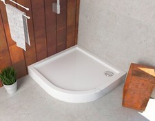 Receveur de Douche d'angle Competia  polystyrène 90x90 cm R=55 siphon GRATUIT