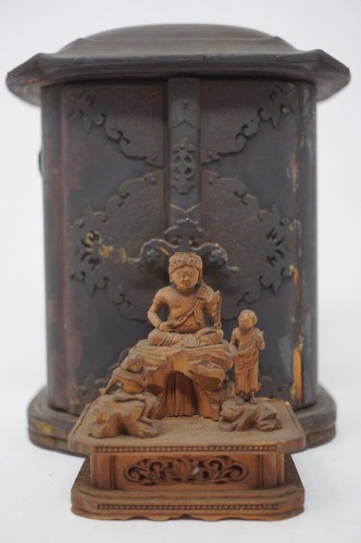 Figurine japonaise bois - japonaise,