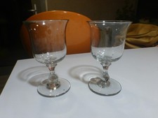 lot de 2 Ancien grand verre
