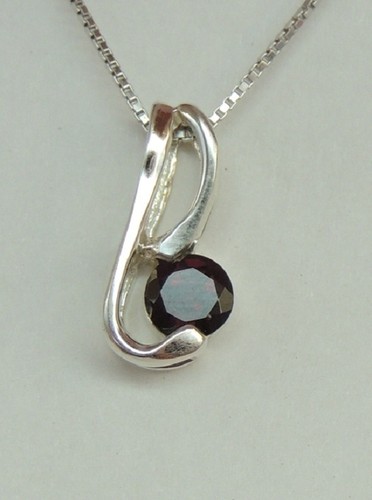 Pendentif grenat brillant - grenat,