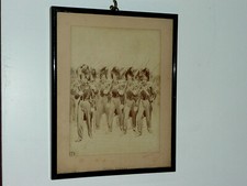 Photographie photo photoglyptie fin 19 ème de tableau peint par Henry Dupray 