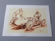 affiche de voiture de course