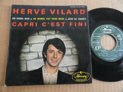 Disque 45t herve vilard - de,