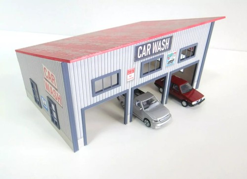Diorama lave voiture - , bâtiment