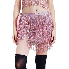 Jupe à Paillette Ceinture de
