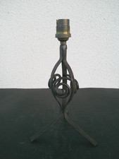 PIED DE LAMPE ART DECO FER