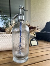 siphon eau de Seltz Brasserie Georges Lyon Grande 1L Blanche Grainée TBE