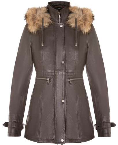 Femmes marron veste - femmes, cuir