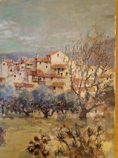 Tableau Peinture Oliviers Volonne Sud Est