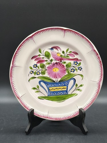 Assiette décorative faïence