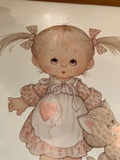 Poster Sarah Kay, Scandecor, 1985, vintage.