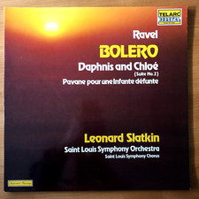RAVEL Bolero/Daphnis & Chloe/Pavane L. SLATKIN STEREO AUDIOPHILE TELARC LP NMINT
