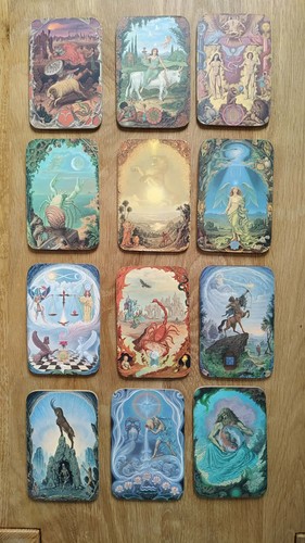 Dessous verres art - dessous, vintage