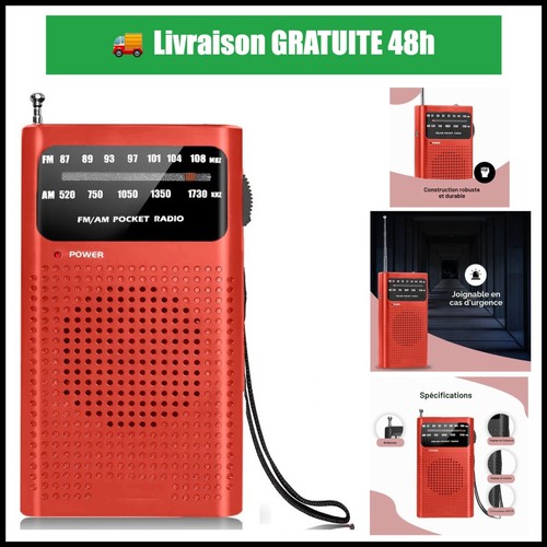 Radio portable d urgence - radio, am/fm