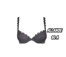 Allande 80 A Superbe soutien gorge violet prune soutif lingerie BRA bh