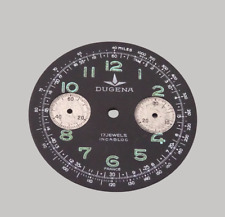 Dugena dial chronograph valjoux 7733 1970's