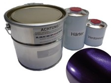 1,75 Litre Set 2K Vernis Voiture Rêve Violet Métallique Aucun Tuning Peinture