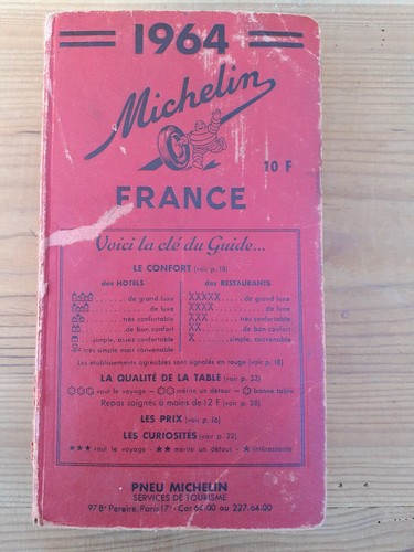 Guide michelin france 1964 - guide,