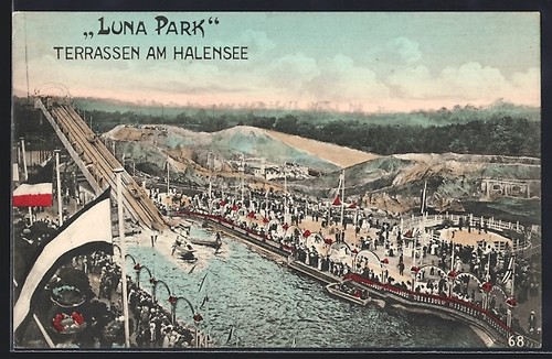 Carte postale berlin halensee - carte,