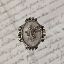 Broche salamandre art déco - salamandre,