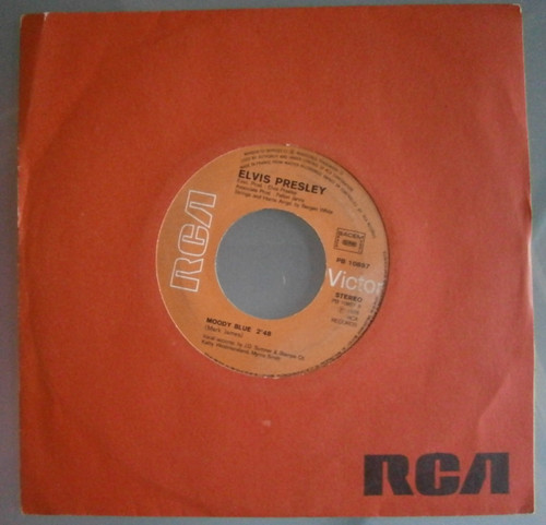 Elvis presley moody blue - moody,