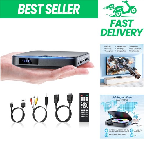 Mini lecteur dvd desobry hdmi - mini,