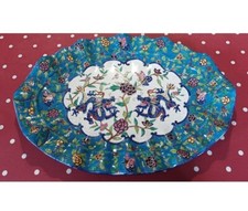 Ancien grand plat - grand, ovale