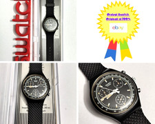 Swatch Chrono Neuf NOS BLACK