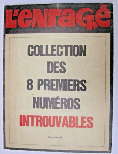 Enragé reliure originale - l'enragé,