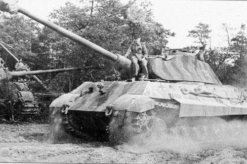 Ww2 char tigre royal - royal, avec