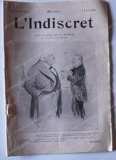 1902 Revue  L'INDISCRET - DORVILLE - MÉTIVET - GIL BAER - BAC - SEM - CAMARA