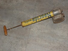 vintage Spray Bug Pump Sprayer Neocide retro sheet metal wood old 