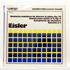 EISLER 14 manieres de decrire la pluie, sonata... ⸺ WERGO WER60064 LP EX++