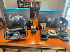 Logitech Flight Yoke + Rudder