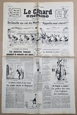 Le CANARD ENCHAINE numéro