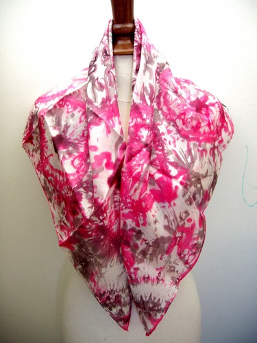 Foulard carré scarf soie - carré,
