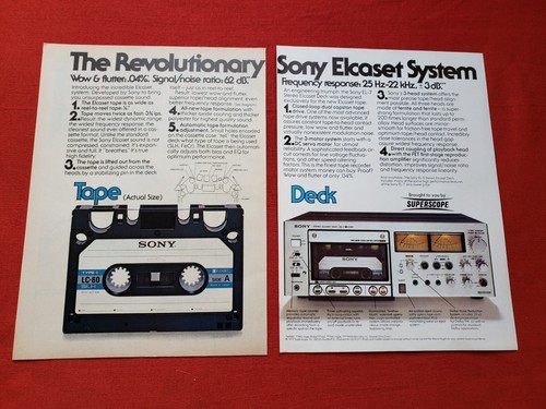 Sony elcaset tape deck - sony,